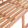 vidaXL Hagebenk 127x58,5x92,5 cm heltre teak