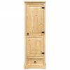 vidaXL Garderobe Corona 55x38x170 cm heltre furu