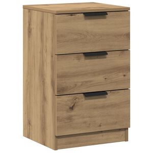 vidaXL Nattbord artisan eik 40x36x65 cm konstruert tre