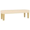 vidaXL | benk | Krem 100 x 30 x 30 cm stoff