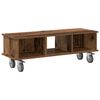 vidaXL TV-benk 100 x 35 x 35 cm Gammelt tre Konstruert tre