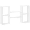 vidaXL Vegghylle Hvit 102 x 17 x 59 cm Konstruert tre