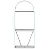 vidaXL Vedholder grønn 80x45x190 cm galvanisert stål