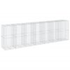 vidaXL Gabionkurv med deksel 700x100x200 cm galvanisert jern