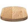 vidaXL Bordplate 80x40x4 cm oval heltre eik