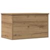 vidaXL Lagringsboks Artisan Eik 60 x 35 x 35 cm Konstruert tre