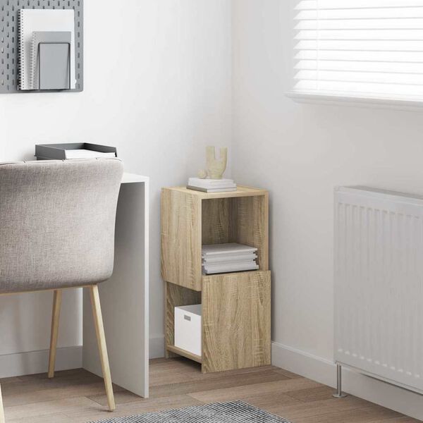 vidaXL Hj&oslash;rneskap Sonoma eik 30,5x30x65cm Konstruert tre