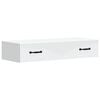 vidaXL Vegghengt Sidebord Hvit 87,5 x 34,5 x 17 cm Konstruert tre
