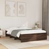 vidaXL Sengeramme uten madrass brun eik 120x200 cm konstruert tre