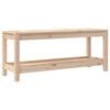 vidaXL Hagebenk 108x35x45 cm heltre furu