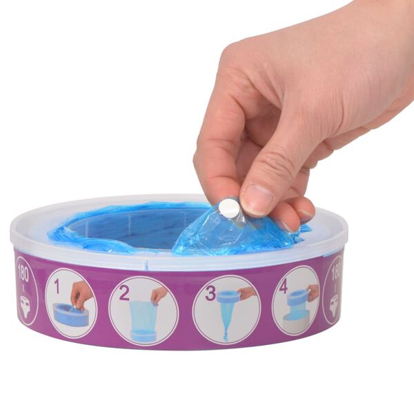 vidaXL P&aring;fyllingskassetter for Angelcare Diaper Genie 3 stk