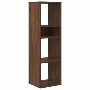 vidaXL Bokhylle brun eik 34x31x112 cm konstruert tre