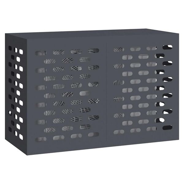 vidaXL Deksel til klimaanlegg Antrasitt 90 x 40 x 60 cm Stål
