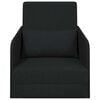 vidaXL Sammenleggbar Sofa seng Svart 65 x 80 x 83 cm stoff
