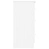 vidaXL Kommode ALTA hvit 112x35x73 cm heltre furu