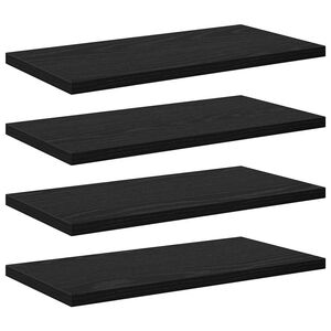 vidaXL Bokhyllebrett 3 niv&aring;er 4 stk. 40 x 20 x 1,5 cm Konstruert tre