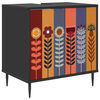 vidaXL Baderomsskap ESSEN Svart eik 60 x 40 x 61 cm Konstruert tre