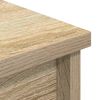 vidaXL H&oslash;ybord sonoma eik 37,5x35x180 cm konstruert tre