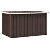 vidaXL Oppbevaringsbokser Galvanisert st&aring;l 149 x 99 x 93 cm Brun