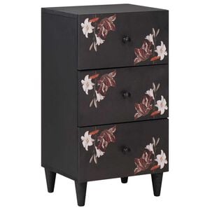 vidaXL Oppbevaringsskap Flerfarget 40 x 33,5 x 75 cm Massiv mango tre