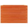 vidaXL Plantekasse voksbrun 70x40x46 cm heltre furu