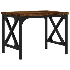 vidaXL Skriverbord r&oslash;kt eik 40x30x31 cm konstruert tre