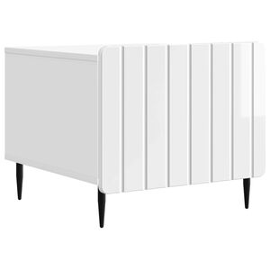 vidaXL Kaffebord H&oslash;gglans hvit 49 x 50 x 42 cm Konstruert tre