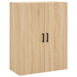 vidaXL Veggskap sonoma eik 69,5x34x90 cm