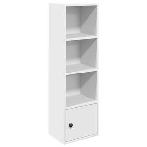 vidaXL Bokhylle hvit 31x24x102 cm konstruert tre