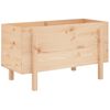 vidaXL H&oslash;ybed for hage 101x50x57 cm heltre furu