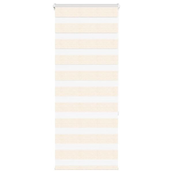 vidaXL Sebragardin marmor beige stoff bredde 60,9 cm polyester