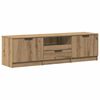 vidaXL TV-skap h&aring;ndverkseik 140x35x40 cm konstruert tre