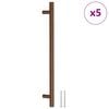vidaXL Skaph&aring;ndtak 5 stk bronse 224 mm rustfritt st&aring;l
