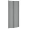 vidaXL Takpanel 12 stk. Gr&aring; 100 x 45 cm Galvanisert st&aring;l