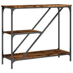 vidaXL Konsollbord r&oslash;kt eik 88,5x30x75 cm konstruert tre