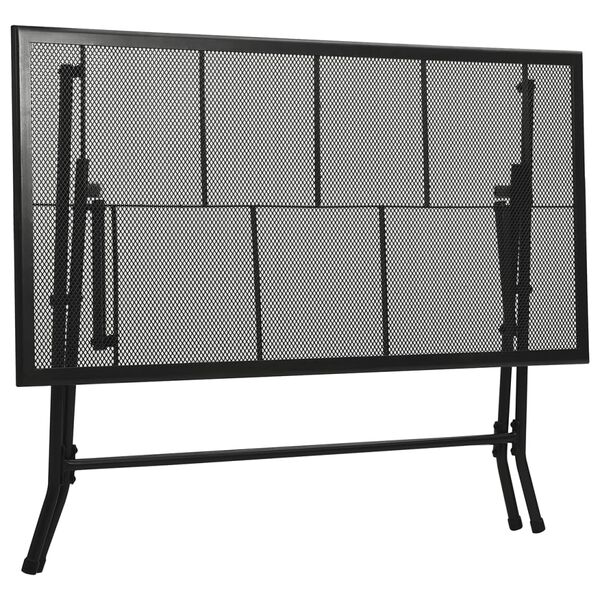 vidaXL Utend&oslash;rs spisestue 3 deler st&aring;l antrasitt