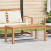 vidaXL Hagebord Naturlig 95 x 45 x 40 cm Heltre teak