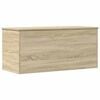 vidaXL Oppbevaringsboks sonoma eik 100x42x46 cm konstruert tre