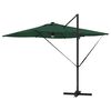 vidaXL Roma parasol grønn 286 x 285 x 270 cm Aluminium og polyester
