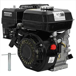 vidaXL Bensinmotor 6,5 HK 4,8 kW svart