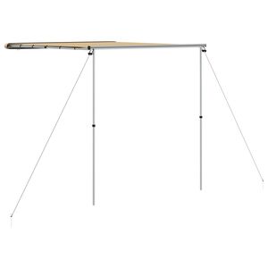 vidaXL Bobil & campingmarkise 2,4x2,5x2,15 m beige