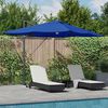 vidaXL Kipp Roma Parasol Blå og svart 352 x 251 x 265 cm