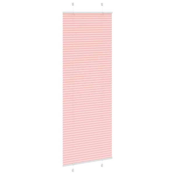 vidaXL pliss&eacute;gardin Rosa 80x200 cm Stoff Bredde 79,4 cm Polyester