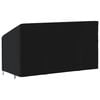 vidaXL 3-seters benktrekk svart 175x85x68/94 cm 420D oxford