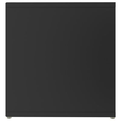 vidaXL TV-benk grå 142,5x35x36,5 cm sponplate