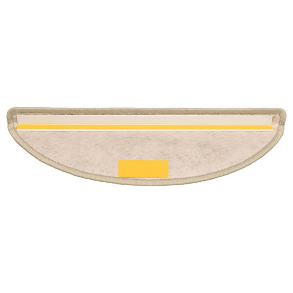 vidaXL Selvklebende trappematter sisal 30 stk 56x17x3 cm lysegrønn