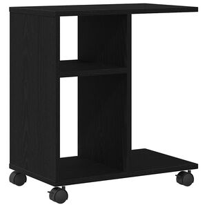 vidaXL Sidebord Svart eik 50 x 30 x 55 cm Konstruert tre
