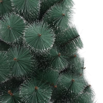 vidaXL Kunstig juletre med LED og stativ 240 cm PET grønn