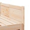vidaXL Uttrekkbar Dagbed Brun 203,5 x 184 x 56,5 cm Massiv furu