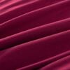 vidaXL Sengetrekk burgunder 155x220/80x80 cm
